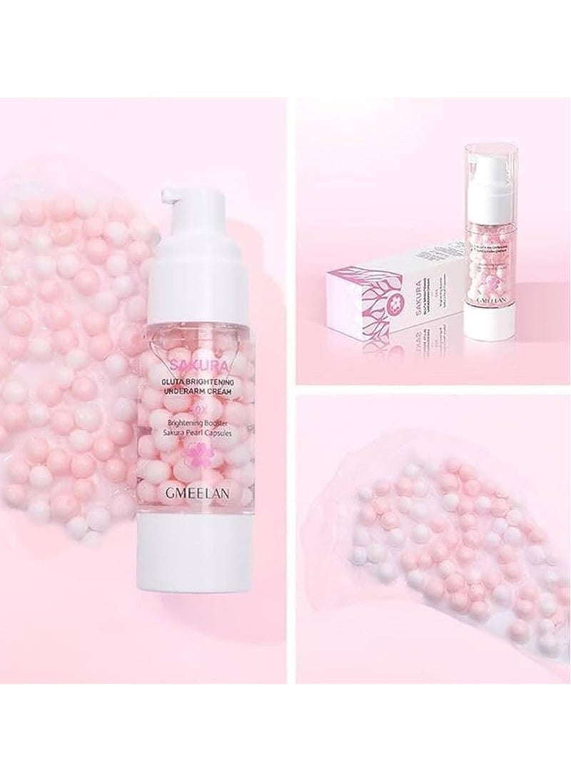 GMEELAN Sakura Gluta Brightening Underarm Cream  - Image 3