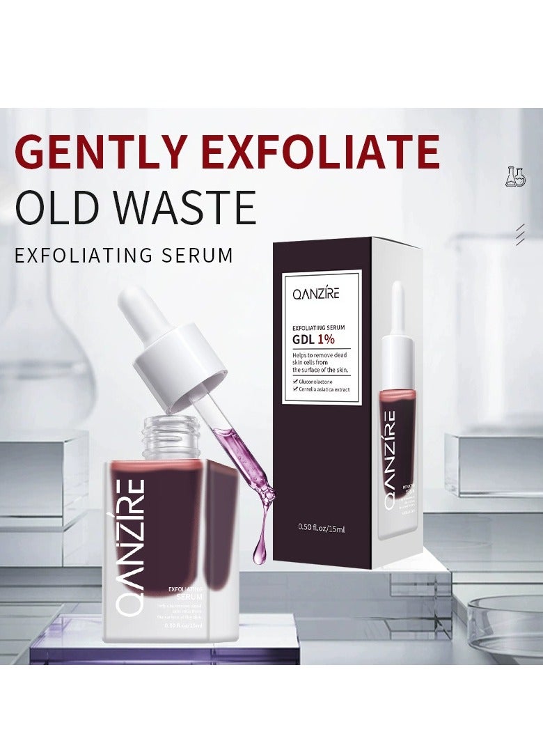 QANZIRE Exfoliating Serum Niacinamide Serum, For Sensitive Skin, Glass Skin, Fragrance-Free 15ml - Image 2