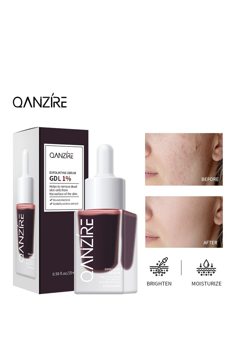 QANZIRE Exfoliating Serum Niacinamide Serum, For Sensitive Skin, Glass Skin, Fragrance-Free 15ml - Image 4