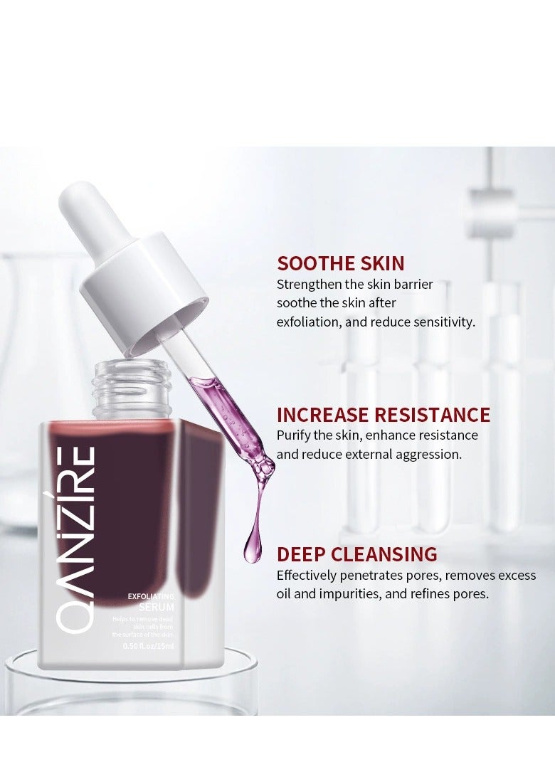 QANZIRE Exfoliating Serum Niacinamide Serum, For Sensitive Skin, Glass Skin, Fragrance-Free 15ml - Image 5