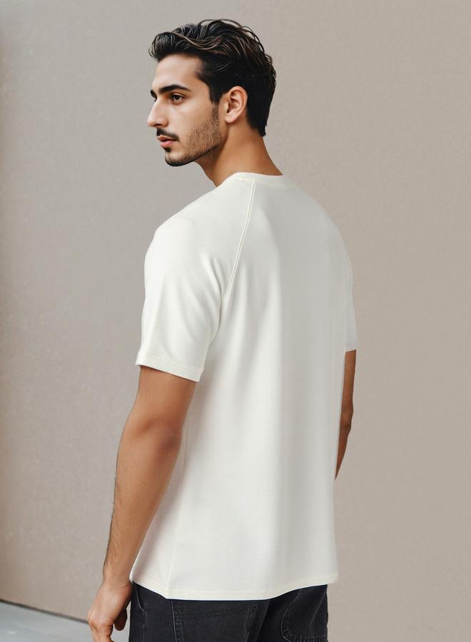 سبلاش فيڤ تيشيرت بأكمام راجلان بنقوش - Image 3