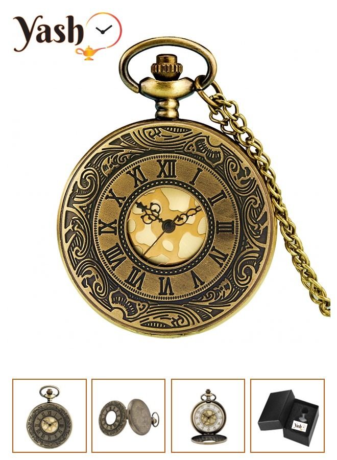 YASH Yash Romanian Style Quartz Pocket Watches Collection  - Image 1