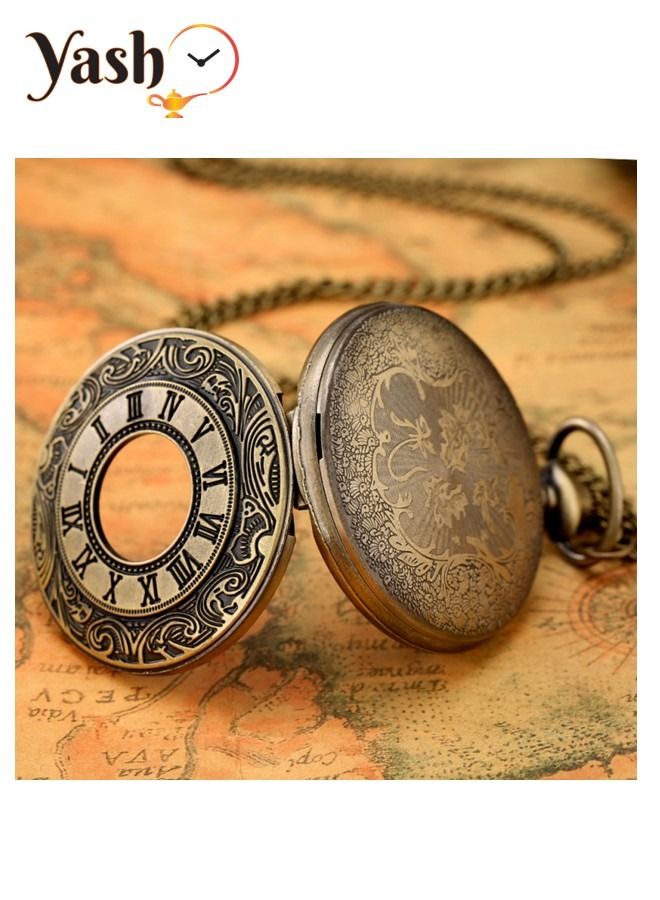 YASH Yash Romanian Style Quartz Pocket Watches Collection  - Image 3