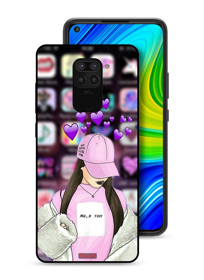 Tolwak - Xiaomi Redmi Note 9 Protective Case Cover Anti Social Club - Image 1