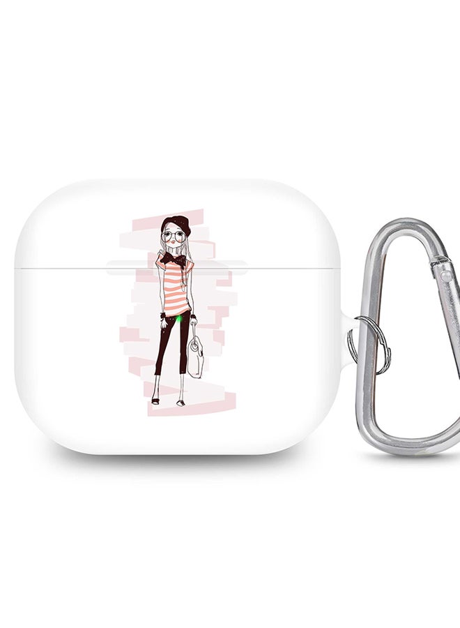 Stylizedd StylePods Case for Airpods 3rd Gen Case With Anti-Lost Keychain - Style Queen - Image 1