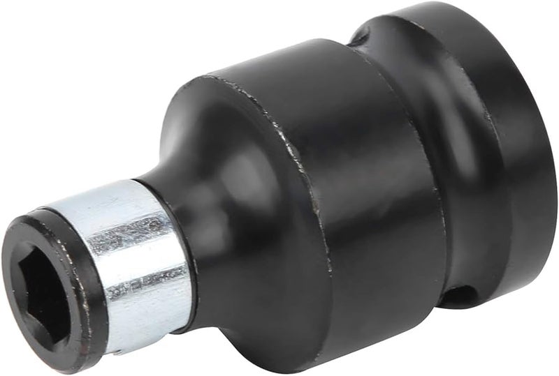 10 قطعة مجموعة محولات مقبس عمود سداسي من 1/2 بوصة إلى 1/4 بوصة، مصنوعة من الفولاذ الكربوني - Image 5