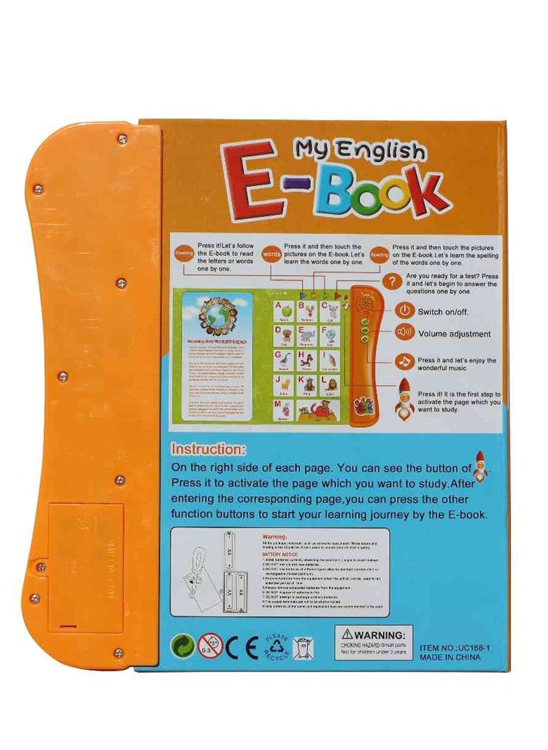 UKR UKR My First English E-Book - Interactive Learning with Talking Letters, Numbers, Colors, Body Parts & Transport for Kids  - Image 2