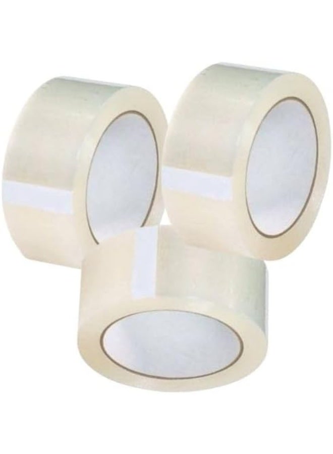 Shurtape Clear Packaging Tape - 2 Inch Wide (48mm) - Heavy-Duty Packing & Shipping Tape - 3 Roll Pack - Image 1