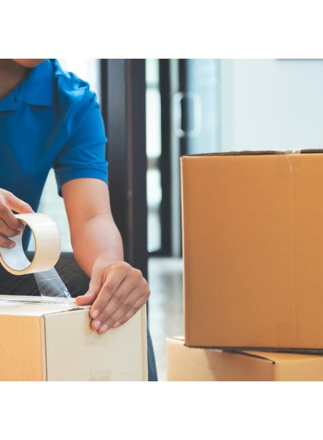 Shurtape Clear Packaging Tape - 2 Inch Wide (48mm) - Heavy-Duty Packing & Shipping Tape - 3 Roll Pack - Image 2