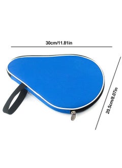 Excefore Table Tennis Bat Bag,Waterproof Ping Pong Paddle Bat Pouch,Table Tennis Racket Cover for One Racket Extra Ball Compartment for 3 Balls  - Image 4