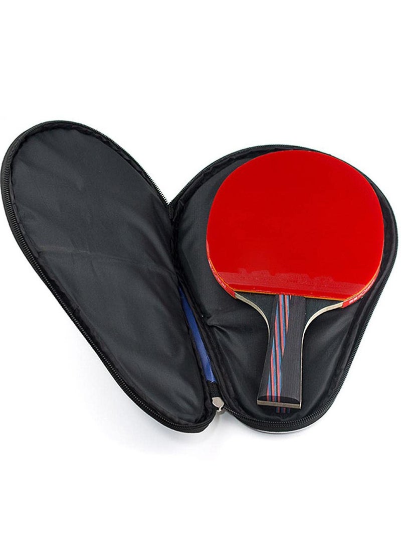 Excefore - Table Tennis Bat Bag,Waterproof Ping Pong Paddle Bat Pouch,Table Tennis Racket Cover for One Racket Extra Ball Compartment for 3 Balls - Image 1