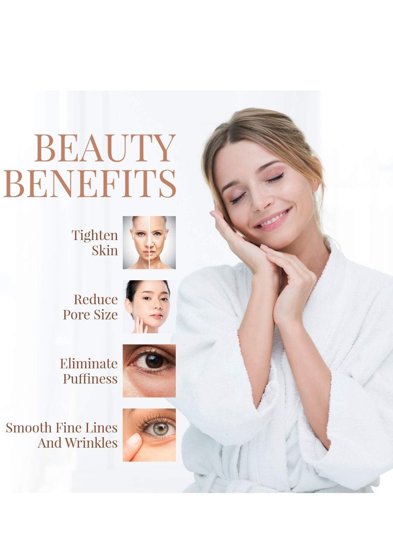 PRIME Fitness - Ice Globes for Facials Unbreakable Steel Cooling Roller Cryo Sticks for Face Massager for Face Neck & Eyes Skin Care for Dark Circles Puffiness Wrinkles Collagen Production Gold - Image 1