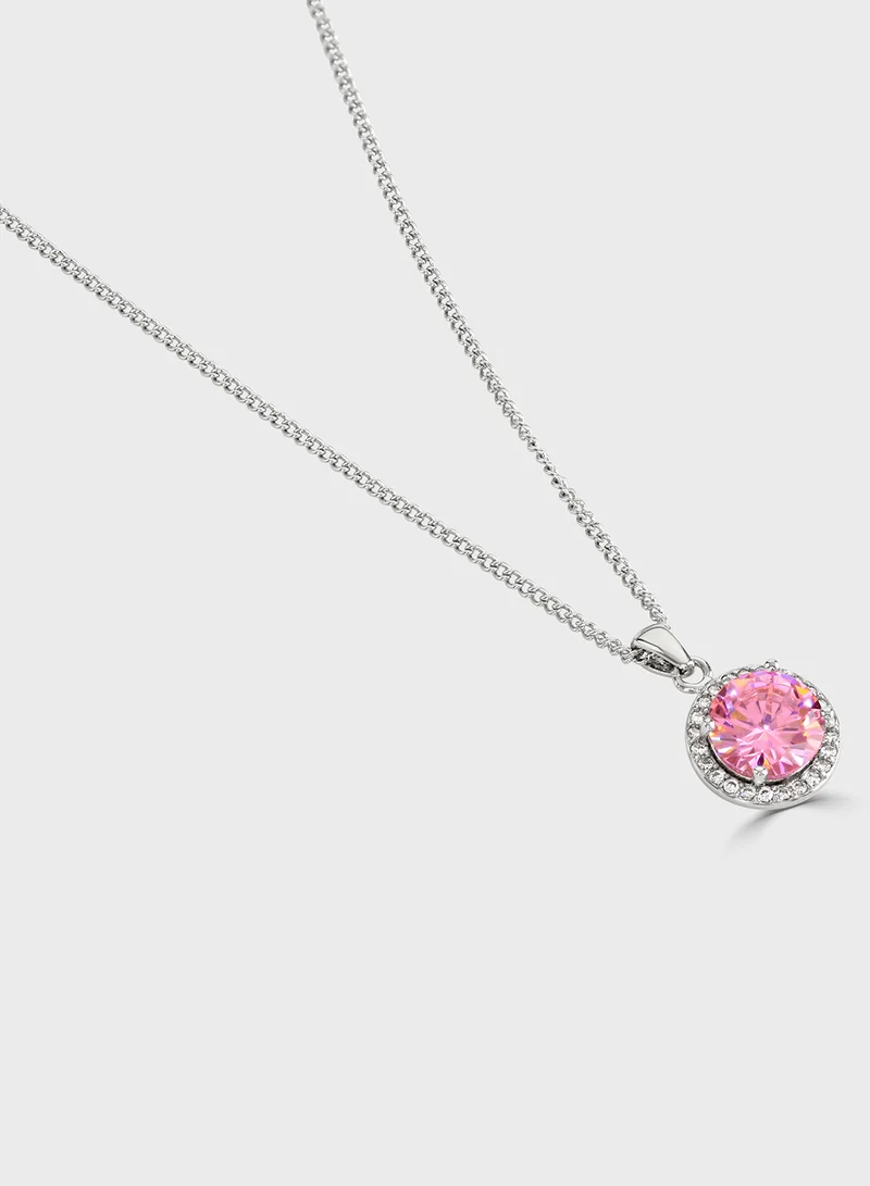 BUCKLEY LONDON Pink Halo Pendant