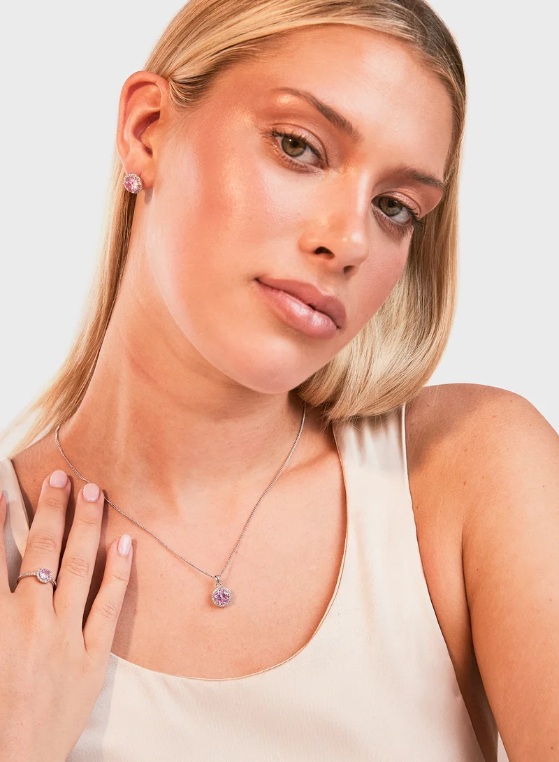 BUCKLEY LONDON Pink Halo Pendant