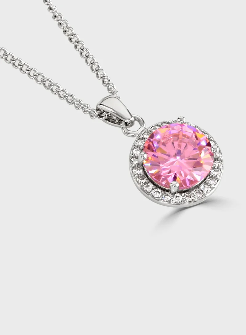BUCKLEY LONDON Pink Halo Pendant