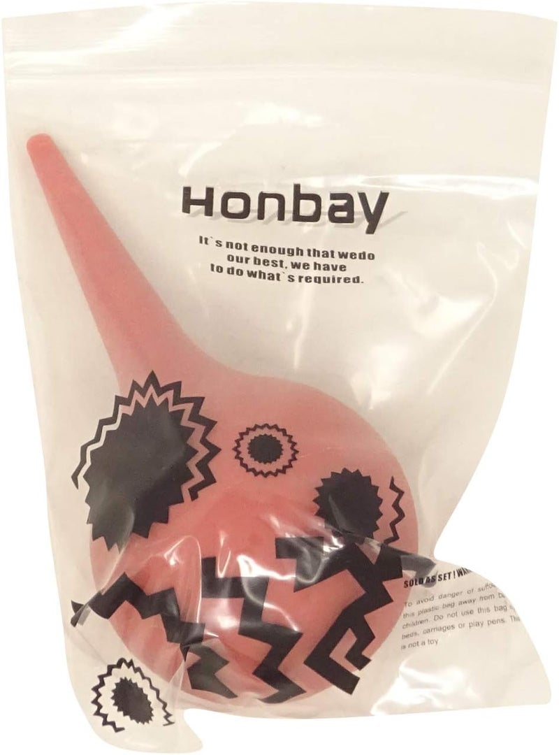 HONBAY حقنة أذن من المطاط بسعة 75 مل (أحمر) - Image 5