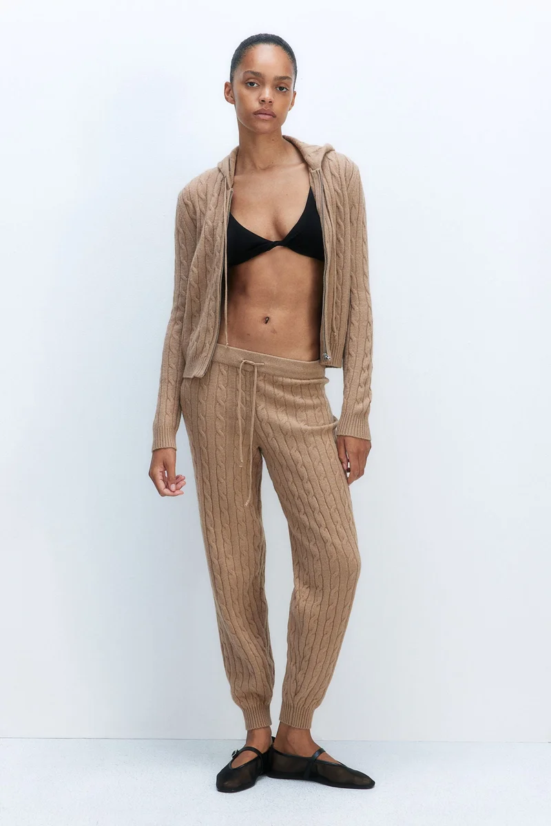 H&M Cable-Knit Joggers