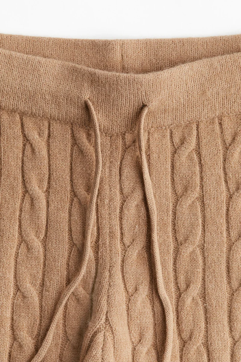 H&M Cable-Knit Joggers