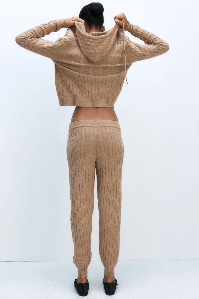 H&M Cable-Knit Joggers