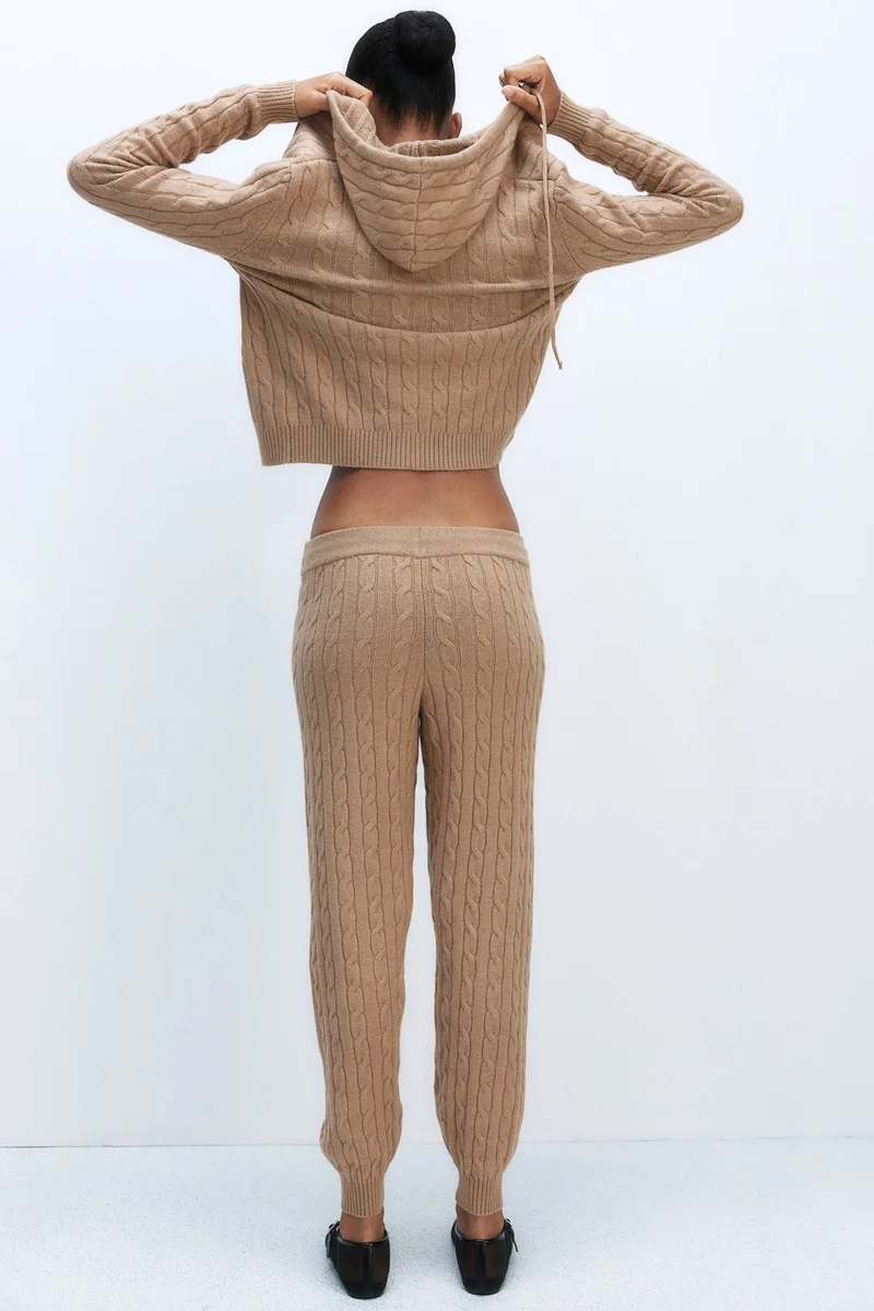 H&M Cable-Knit Joggers