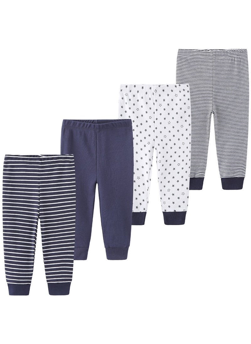 RedMapleTEK 9-Piece Set Of Pure Cotton Jumpsuits And Trousers For Infants And Young Children  - Image 3