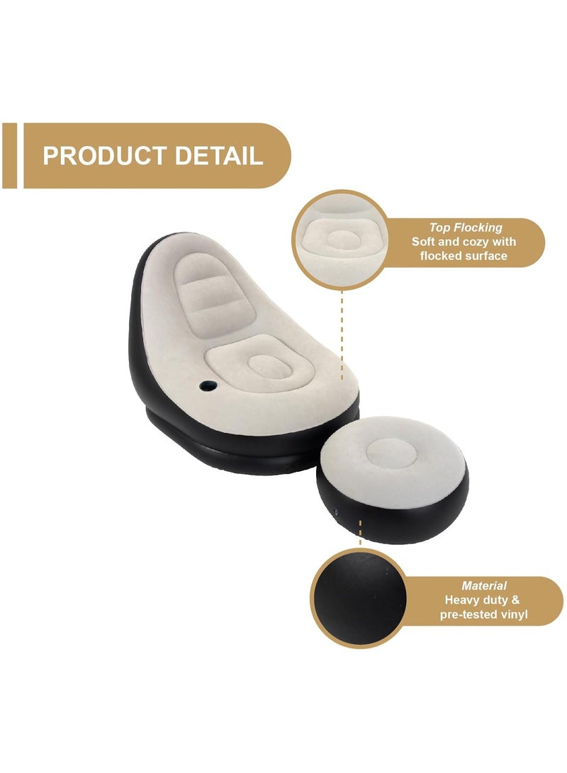 avenli Luxury Inflatable Chair With Inflatable Table - Image 2