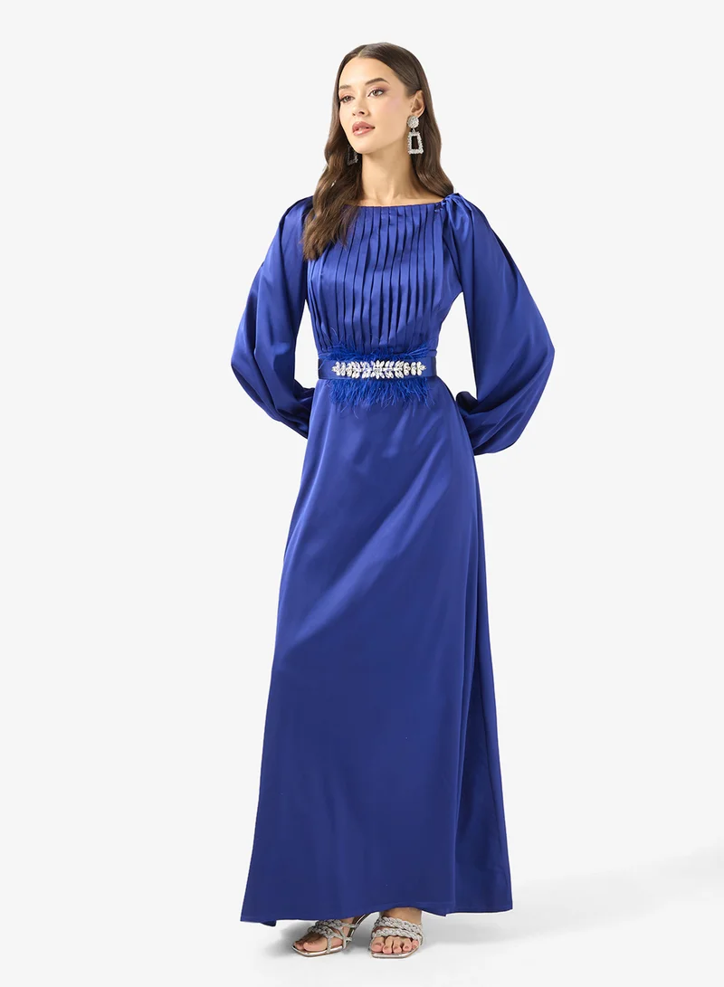 Bishop Sleeve Maxi Dress