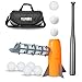 YESMARKS Kids Auto Baseball Pitching Machine Outdoor Toy Set Training Equipment Batting Practice Toys for Youth Includes 10 Baseballs Baseball Bat and Sports Bag - Image 3