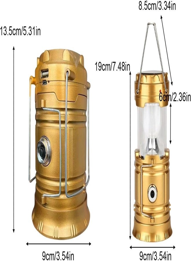 Drumstone 10 𝒀𝒆𝒂𝒓𝒔 𝑾𝒂𝒓𝒓𝒂𝒏𝒕𝒚 6 in 1 Rechargeable LED Light, Portable Camping Lantern with Flashlight, Foldable Design, 3 Lighting Modes, Ideal for Hiking, Trekking, Fishing & Outdoor Use - Image 2
