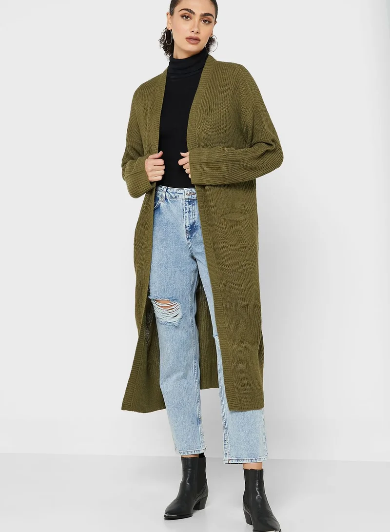 PIECES Longline Cardigan