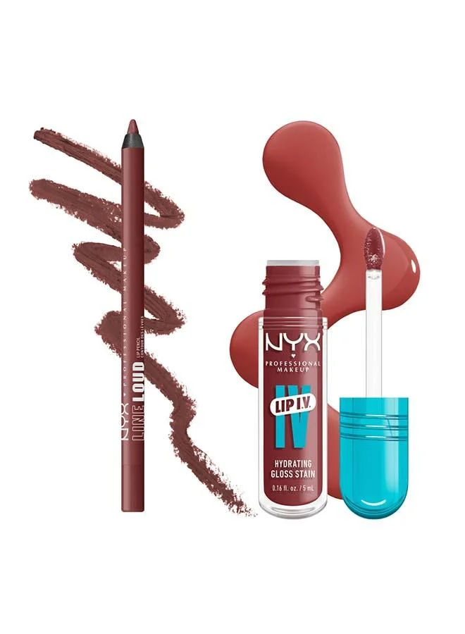 نيكس مكياج المحترفين Stain & Shine Duo