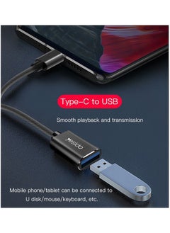 Yesido Yesido GS01 Mobile Phone Type-C Female USB to Male Type-C Data Transmit OTG Adapter - Black  - Image 3