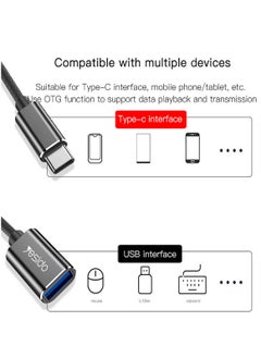 Yesido Yesido GS01 Mobile Phone Type-C Female USB to Male Type-C Data Transmit OTG Adapter - Black  - Image 4