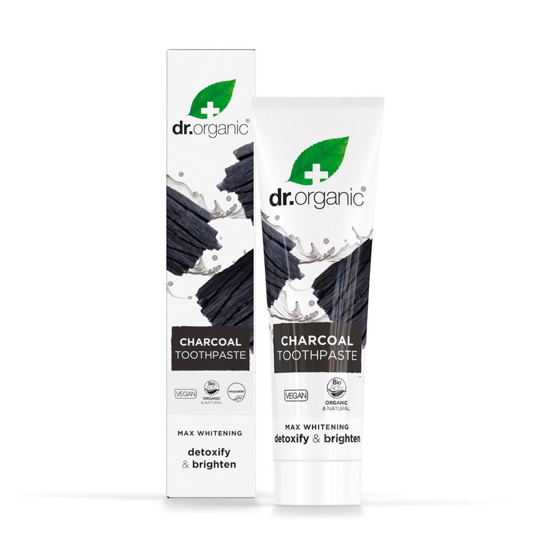 dr.organic Dr Organic Extra Whitening Charcoal Toothpaste 100ml - Image 3