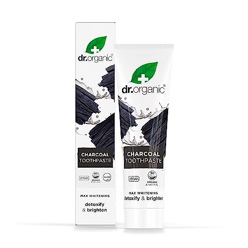 dr.organic Dr Organic Extra Whitening Charcoal Toothpaste 100ml - Image 1
