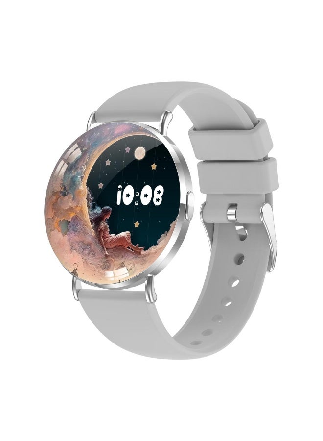 TCH Smart Watch LX1 Moon for Women/GIRLS Stainless Steel /  Starlight (Dual Strap) (International Version) - Image 4