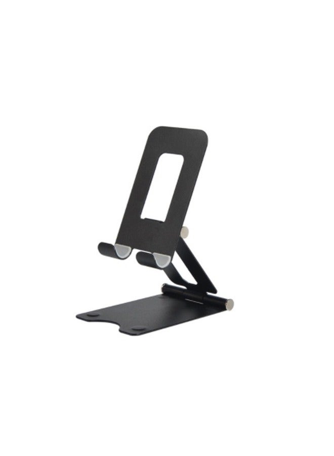 Phone Holder Stand Adjustable Phone Stand Foldable Phone Holder for Desk Phone Stand for Office for Most Phones or Pad, Black  - Image 1