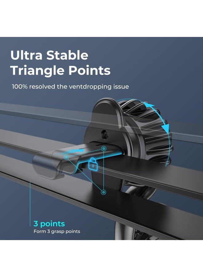 Magnetic Phone Holder for Car Mount Adjustable Phone Magnet for Car Enjoy Never Blocking Universal Air Vent Magnetic Car Cell Phone Holder Mount Fit for All 4”-13” Tablets & Smartphones