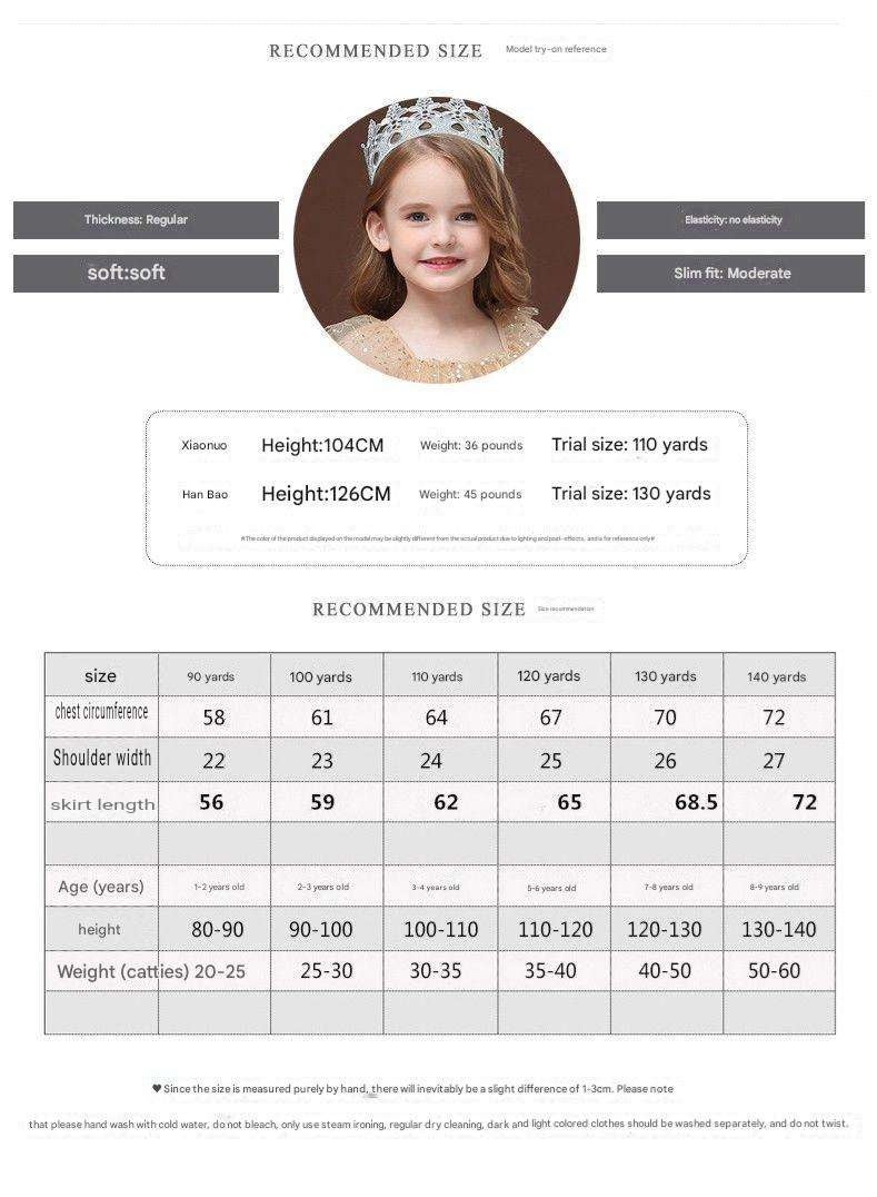 A.M Summer Gold Sequin Kid Girl Tutu Dress Design - Image 3