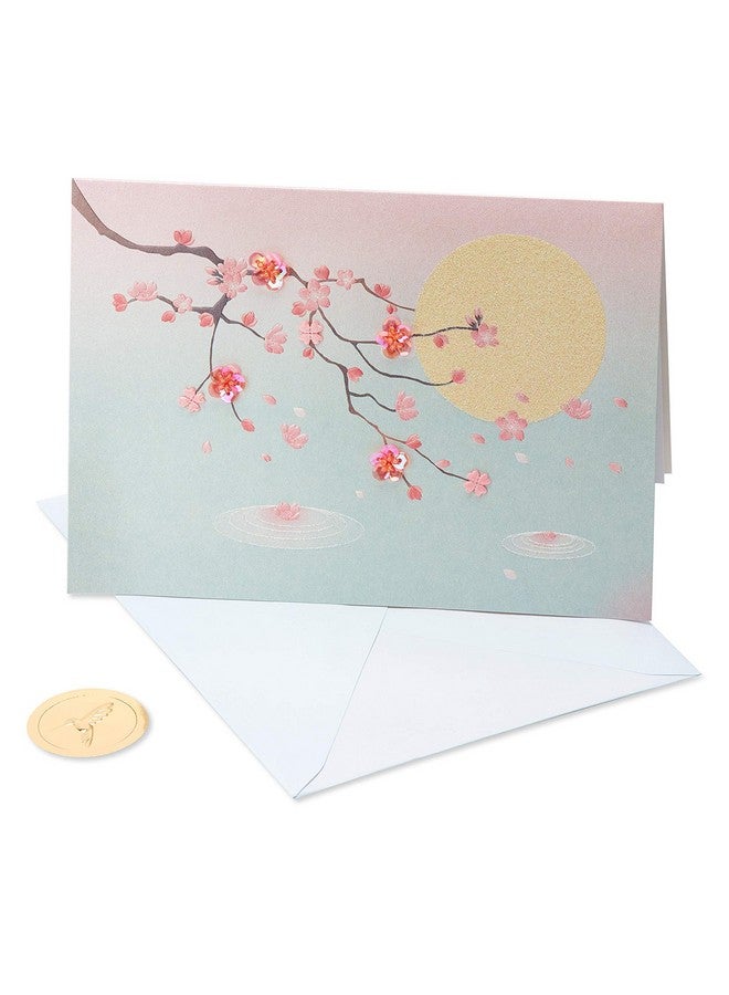 Papyrus Blank Card (Cherry Blossoms) - Image 4