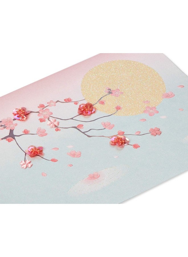 Papyrus Blank Card (Cherry Blossoms) - Image 5