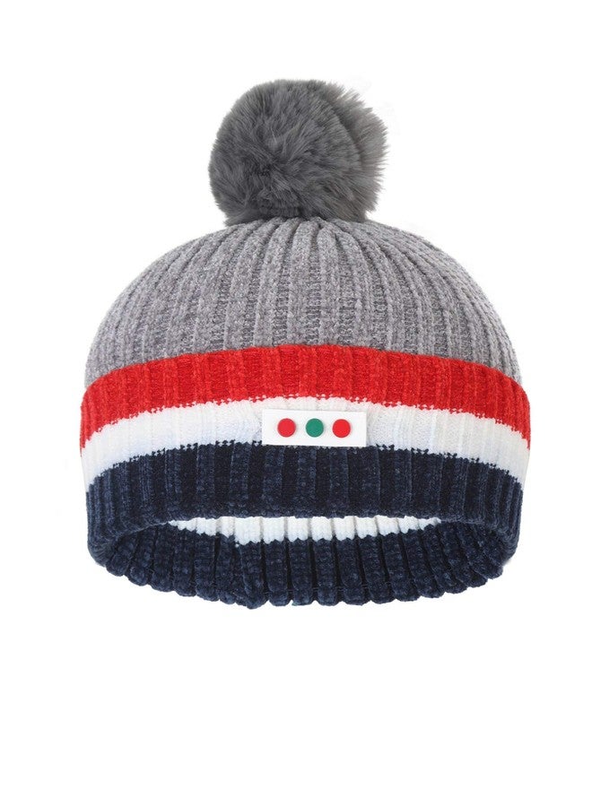 FabSeasons Kids Winter Skull Cap for Boys & Girls (3-10 Years), Covers Entire Ears for Better Protection from Cold Grey - Image 1