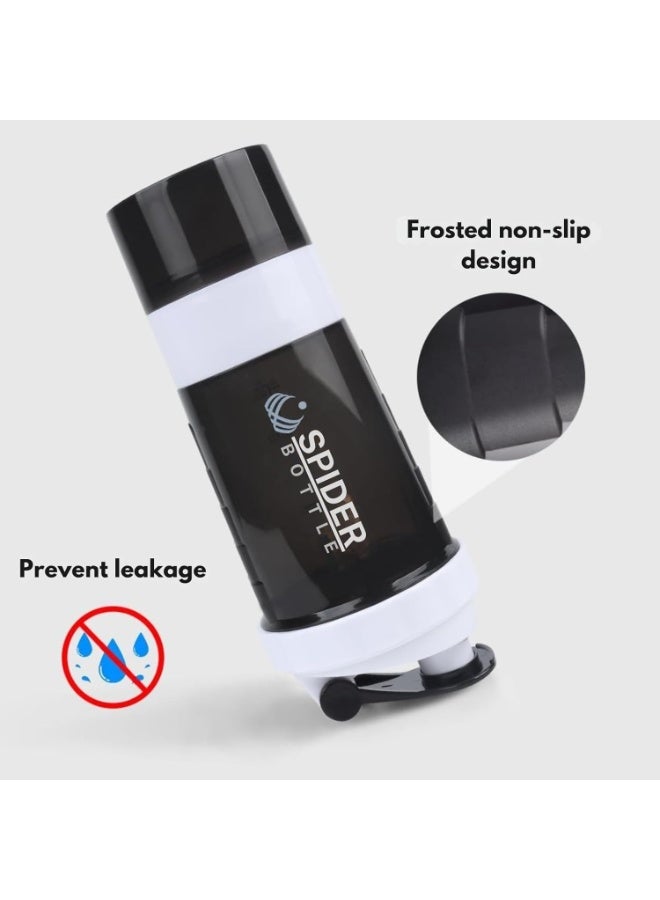 سبايدر بوتل زجاجة رج البروتين بيضاء 500 مل - Image 5