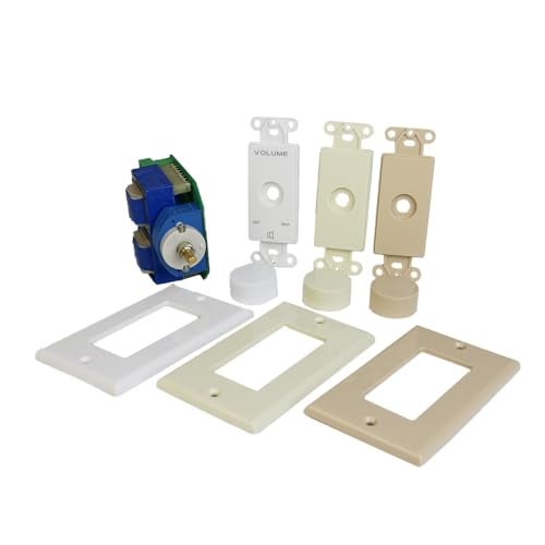 Skywalker 100W Impedance Matching Rotary Volume Control with White, Almond & Ivory Plates - Image 5