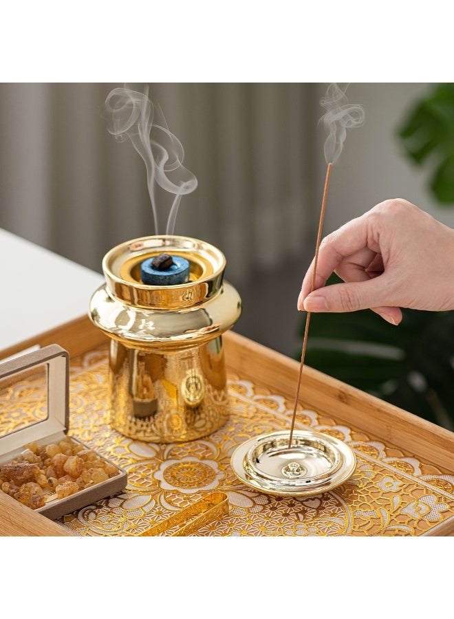 general Ceramic Incense Burner Multi-use Incense Holder for Elegant Aromatherapy Censer as Home Decor Ornament - Image 1
