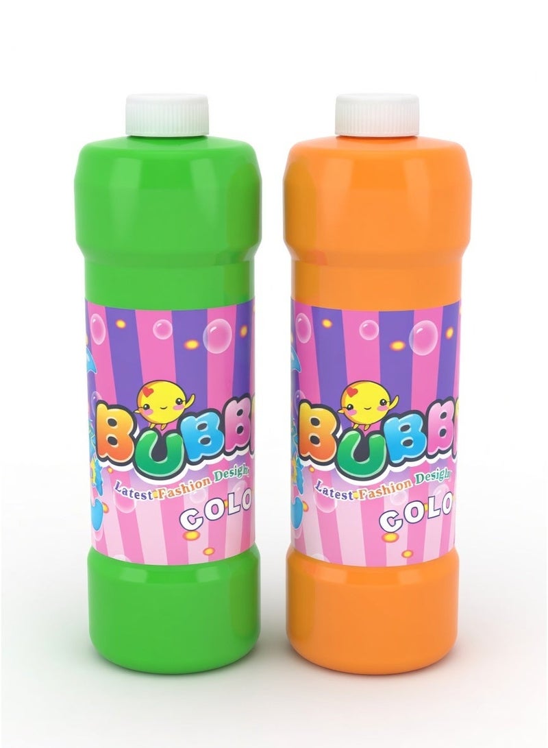 Bubble 1 Liter Soap Bubble Liquid Bottle - Safe and Non-Toxic for All Types of Bubble Guns - 1 Piece Multicolor - Image 1
