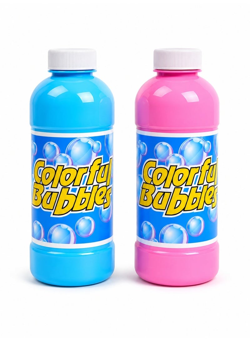 Bubble Soap Bubble Liquid Bottle - Safe and Non-Toxic for All Types of Bubble Guns - 1 Piece Multicolor - Image 3