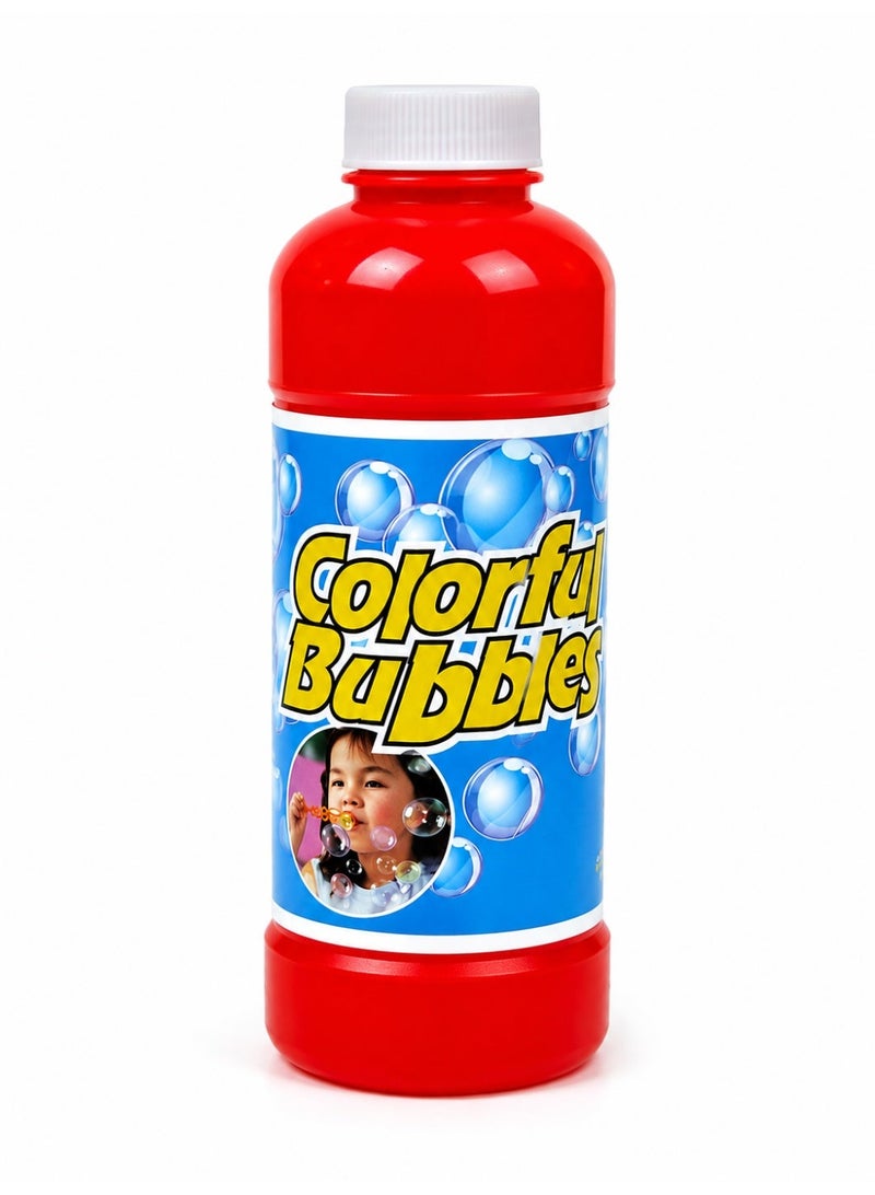 Bubble Soap Bubble Liquid Bottle - Safe and Non-Toxic for All Types of Bubble Guns - 1 Piece Multicolor - Image 1