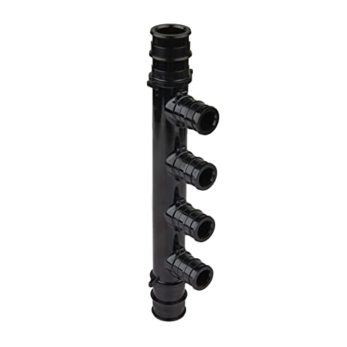 EFIELD 4 outlets Open Pex-A Expansion Poly PPSU Manifold 3/4 Trunk, 1/2" Port (4 outlets), ASTM F1960 (Pack of 2),(PPSU1960040-2PCS) - Image 2