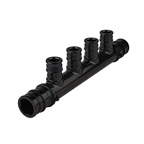 EFIELD 4 outlets Open Pex-A Expansion Poly PPSU Manifold 3/4 Trunk, 1/2" Port (4 outlets), ASTM F1960 (Pack of 2),(PPSU1960040-2PCS) - Image 5